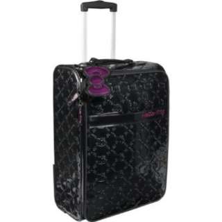    Loungefly Hello Kitty Black Embossed Rolling Luggage Clothing