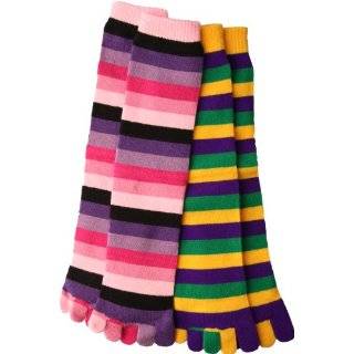 Striped Toe Socks   More Colors by Foot Traffic