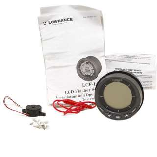 LOWRANCE LCF 1440 CE GRAY BOAT DIGITAL LCD FLASHER  