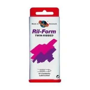  Worlds Best Ril Form   Twin Ribbed Kondomer 10 pack 