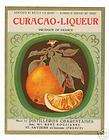 1930s 40s Curacao Liqueur French Liquor