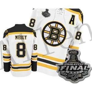 com 2012 New NHL Boston Bruins#8 Neely Black/white/yellow Ice Hockey 