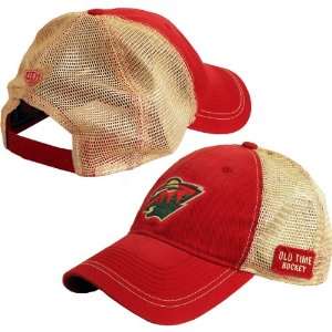  Old Time Hockey Minnesota Wild Meshback Adjustable Hat 