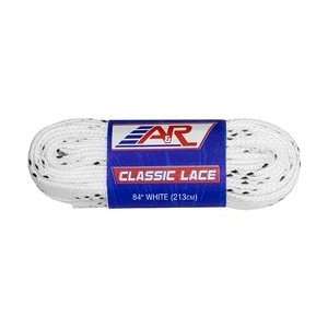  A&R Classic White Ice Hockey Skate Laces   White 96 Inches 