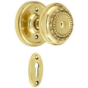   Door Knobs. Classic Rosette Lock Set With Meadows Design Knobs Home