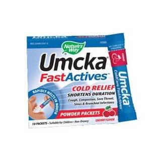 Umcka Berry Fast Active Cold Relief 10 chewable tablets by Natures 