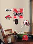 Roommates University of Nebraska decals Corn Huskers logo stickers 
