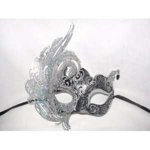  Venetian Carnival Masquerade Mask/ One Wing Butterfly with 