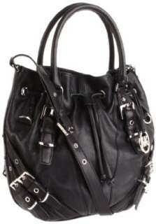  MICHAEL Michael Kors Milo Large Drawstring Tote (Black 