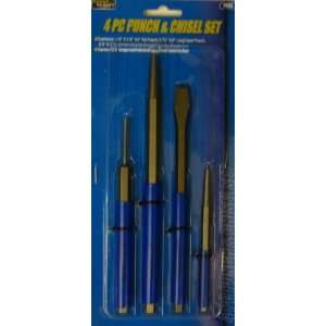  Punch and Chisel Set 4 Pc Power Craft PCS4