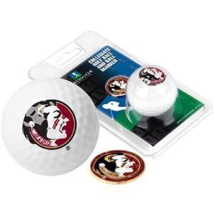   FSU NCAA Collegiate Logo Golf Ball & Ball Marker