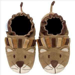 Robeez RB39899 Boys 3D Lion Crib Shoe in Taupe Color Taupe, Size 3