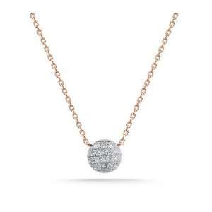   REBECCA DESIGNS Lauren Joy Mini Necklace   Diamond/Rose Gold Jewelry