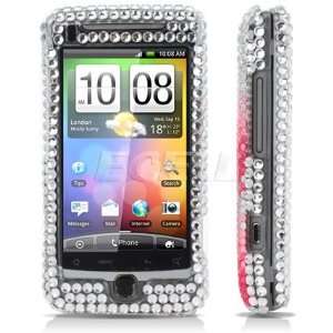   PINK CRYSTAL DIAMOND BLING CASE COVER FOR HTC DESIRE Z Electronics