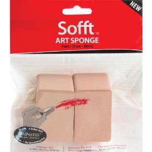 Armadillo Art and Craft Colorfin Sofft Art Sponge, Flat 