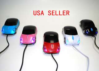 1000 dpi 3D Car USB Optical mouse Mice for PC / Mac  