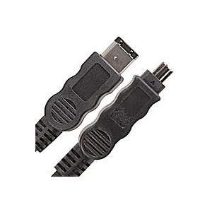 6ft Black IEEE 1394a Firewire 6p Male to 6p Male Cable  