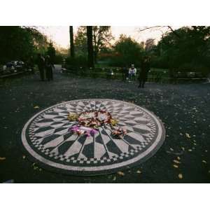  The Imagine Mosaic, a Memorial to John Lennon in 