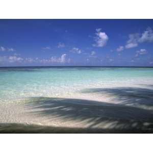  Tropical Beach at Maldives, Indian Ocean Premium 