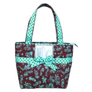  Lady Jayne Ltd. Insulated Lunch Tote, Chocolate Toile 