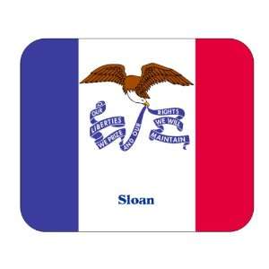    US State Flag   Sloan, Iowa (IA) Mouse Pad 