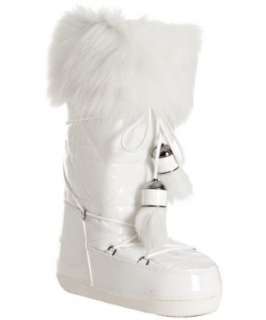   nylon fur trim snow boots  