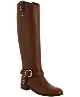 Christian Dior brown leather Equestre high boots