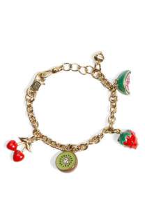 Juicy Couture Fruit Charm Bracelet (Girls)  
