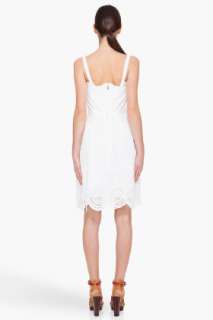Marc By Marc Jacobs White Palmetto Eyelet Dress for women  