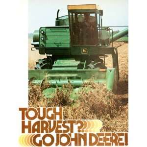 1978 Ad John Deere Combine Agriculture Crop Head Farming Farmer Field 