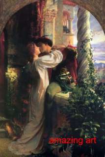 Hand Painted Museum Quality Painting Romeo and Juliet  