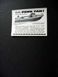 Penn Yan Boats Ski Special Boat 1963 print Ad  