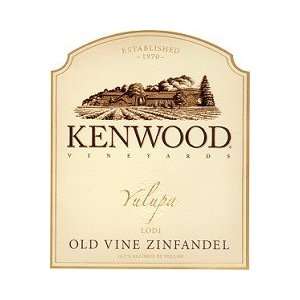  Kenwood Zinfandel Yulupa Old Vine 750ML Grocery & Gourmet 