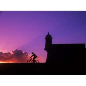  Sunset Bike Ride at El Morro Fort, Old San Juan, Puerto 