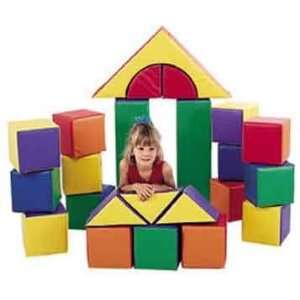   Block Set Soft Play Foam Blocks by Childrens Factory Toys & Games