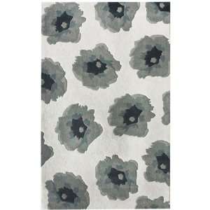  Hand Tufted Wool Carpet Area Rug 8x10 Natural Flower 