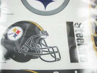 NFL Pittsburgh Steelers 11x17 Window Decal Sticker B  