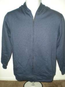 NEW IRREGULAR YOUTH Medium NICE Navy Blue Hoodie Jacket UGG  
