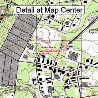  USGS Topographic Quadrangle Map   Lakewood, New Jersey 