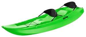   10 Adult Tandem 1 2 or 3 Person Sea Kayak With Backrests Green  