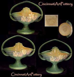 CINCINNATI is proud to offer an old Roseville Pottery 12 Green 