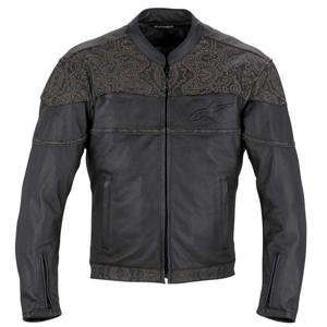  Alpinestars Urban Leather Jacket   Large/Black/Grey 