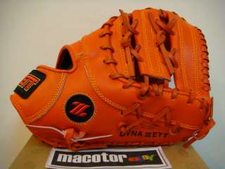 ZETT Gran Status 13 1st Base Baseball Glove Orange RHT  