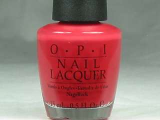 OPI Nail Polish South Beach PAINT MY MOJI TOES RED B75  