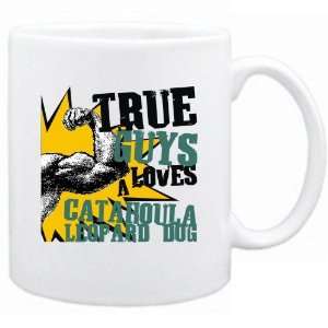    True Guys Loves A Catahoula Leopard Dog  Mug Dog