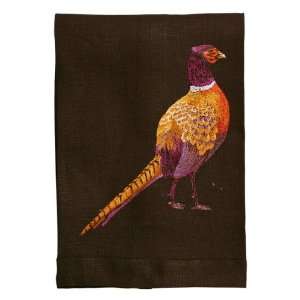  Anali Pheasant Linen Guest Towel