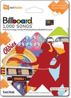   SanDisk slotRadio Oldies Card (1,000 Songs)  Players & Accessories