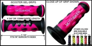 KICK SCOOTER PINK KNOBBY GEL GRIPS FITS RAZOR WITH 7/8 BARS  
