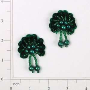  Mini Fan Beaded Sequin Applique Pack of 2 *On Sale* You 