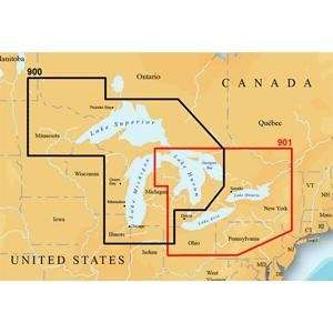   East Great Lakes Freshwater Map microSD Card GPS & Navigation